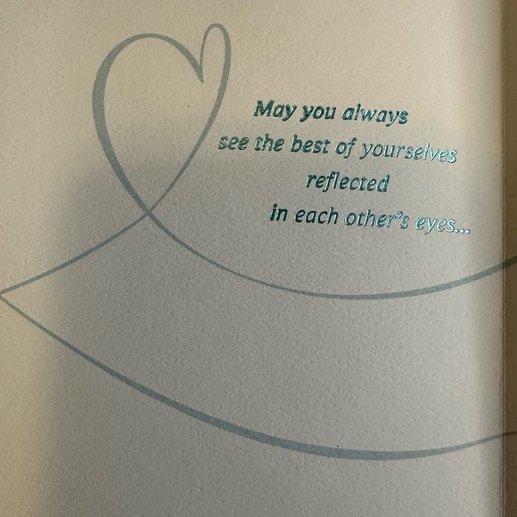 🧡10/$10 Elegant Teal 'Forever' Greeting Card - Picture 2 of 4